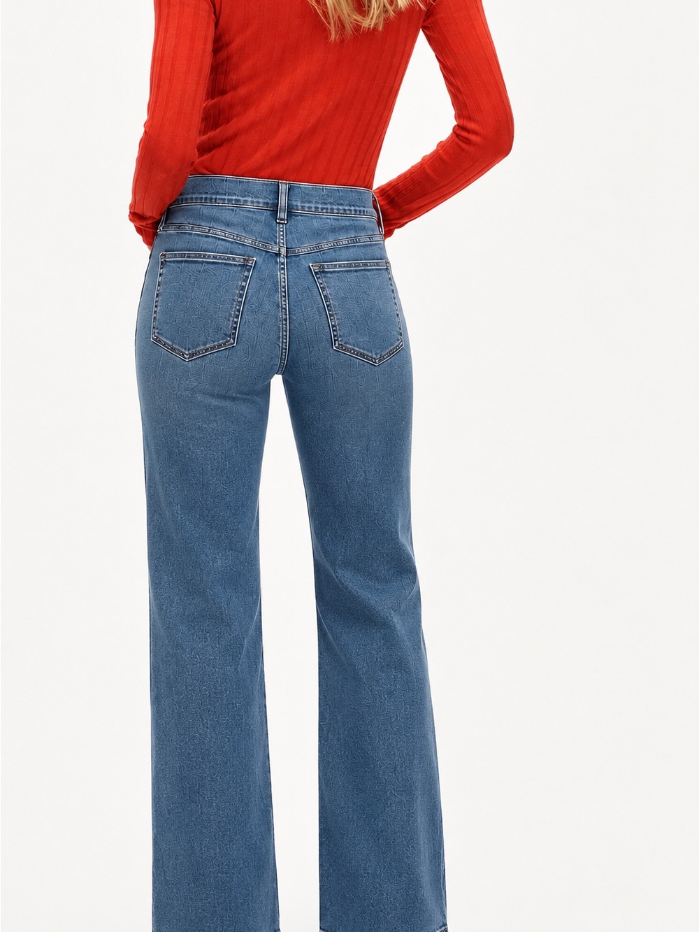 J. Crew Blue Flare-Leg Jeans